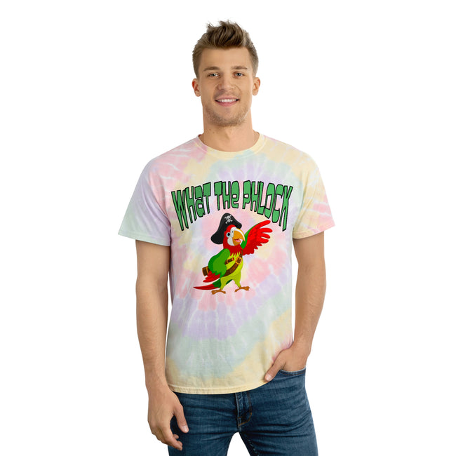 PHollow The PHlock Pirate Parrot Tie-Dye Tee, Spiral