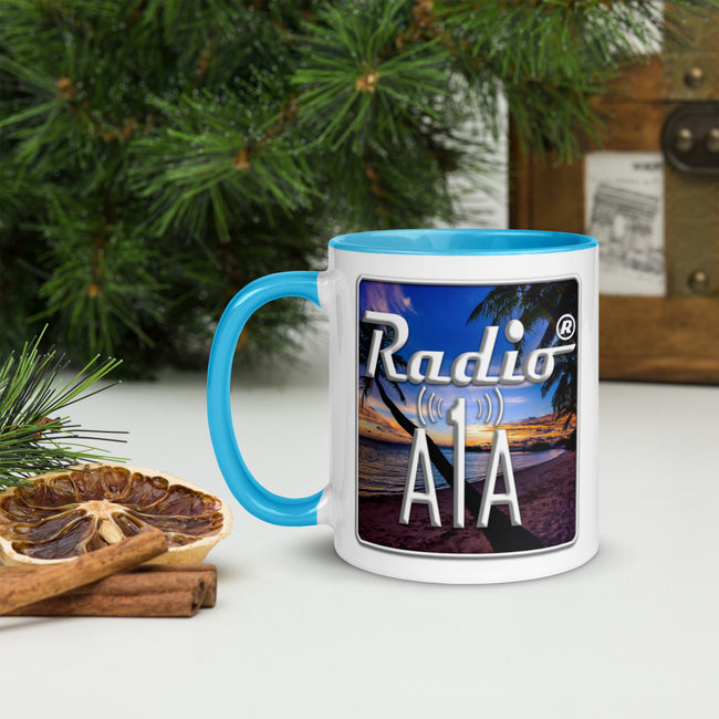 RadioA1A Florida Keys Sunset Mug with Color Inside
