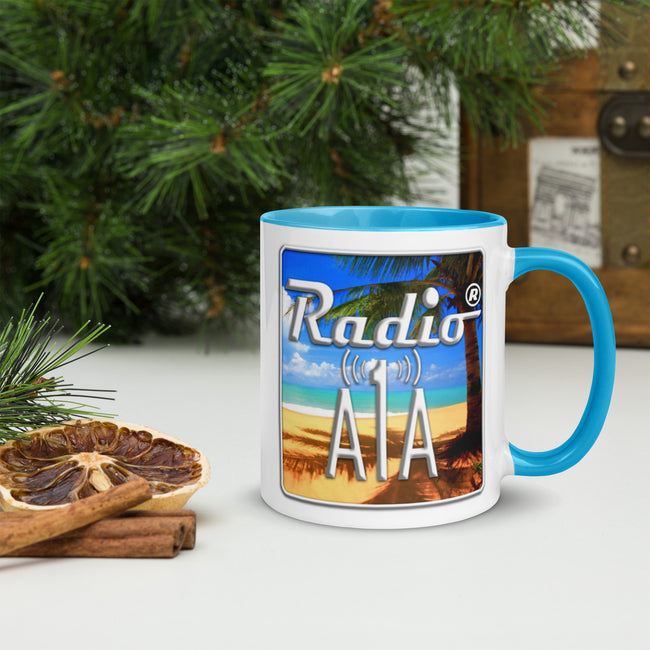 RadioA1A Florida Keys Sunset Mug with Color Inside