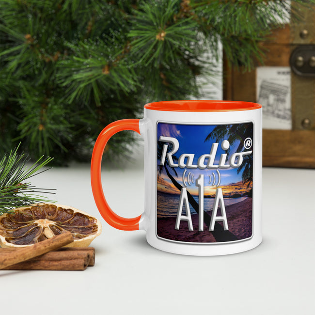 RadioA1A Florida Keys Sunset Mug with Color Inside