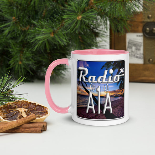 RadioA1A Florida Keys Sunset Mug with Color Inside