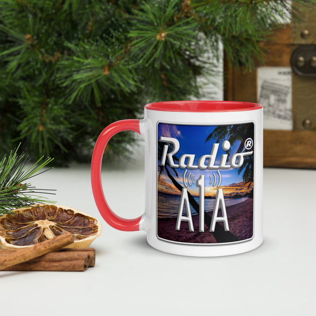 RadioA1A Florida Keys Sunset Mug with Color Inside