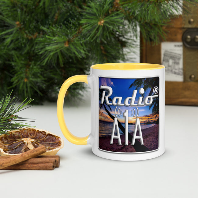 RadioA1A Florida Keys Sunset Mug with Color Inside