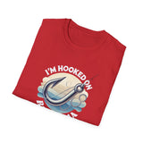 I'm Hooked On Fishing T-Shirt - Unisex Softstyle Tee for Anglers