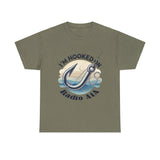 Hooked on Radio AIA Unisex Heavy Cotton Tee - Perfect for Fishing Enthusiasts & Radio Lovers