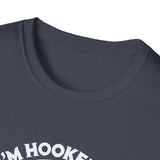 I'm Hooked On Fishing T-Shirt - Unisex Softstyle Tee for Anglers