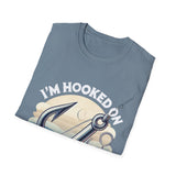 I'm Hooked On Fishing T-Shirt - Unisex Softstyle Tee for Anglers