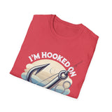 I'm Hooked On Fishing T-Shirt - Unisex Softstyle Tee for Anglers