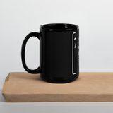 10th Anniversary RadioA1A Black Glossy Mug