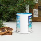 Florida Keys Blue RadioA1A Mug with Color Inside