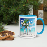 Florida Keys Blue RadioA1A Mug with Color Inside