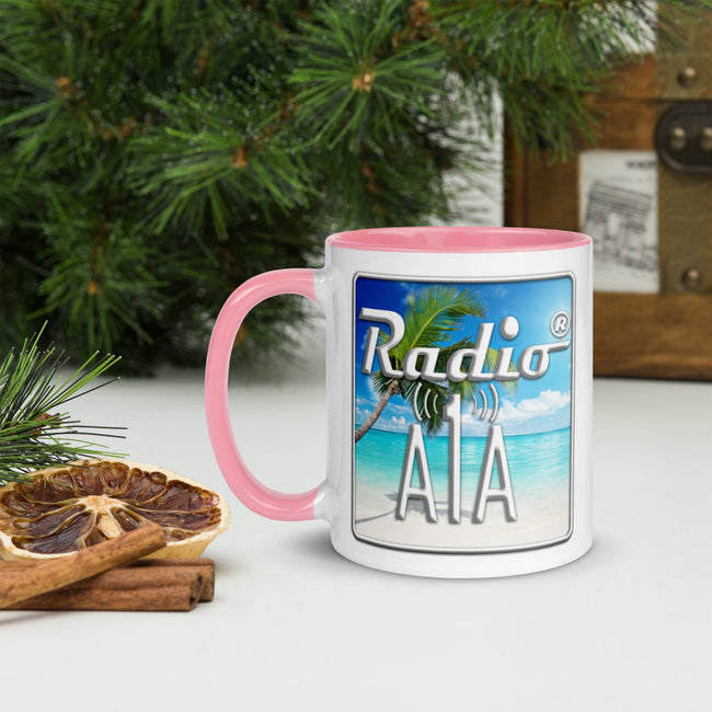 Florida Keys Blue RadioA1A Mug with Color Inside