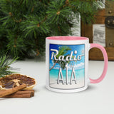 Florida Keys Blue RadioA1A Mug with Color Inside