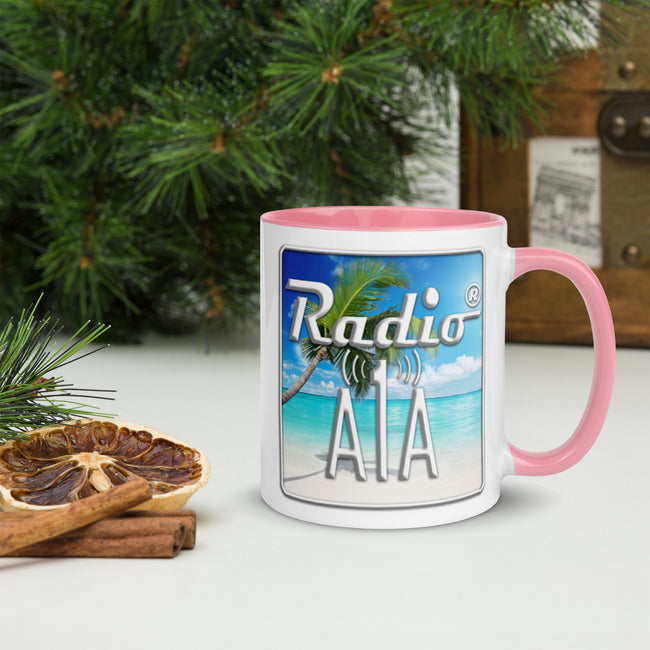 Florida Keys Blue RadioA1A Mug with Color Inside