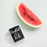 RadioA1A White glossy mug